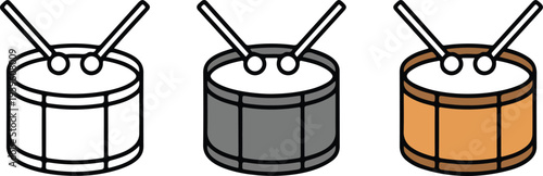 Professional minimalist geisha portrait icon set featuring traditional Japanese female characters in clean line art and flat vector styles.