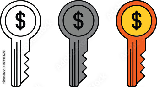 Professional minimalist book icon set featuring educational literature and star symbol notebook designs in clean line art vector styles.