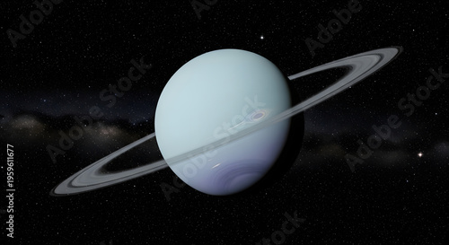 Uranus Ring System with Subtle Moons