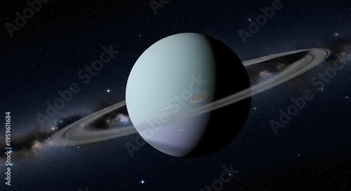Uranus Ring System with Subtle Moons