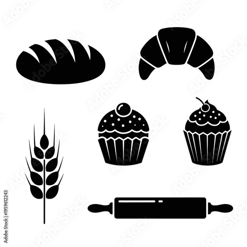 Bakery Icons Collection.