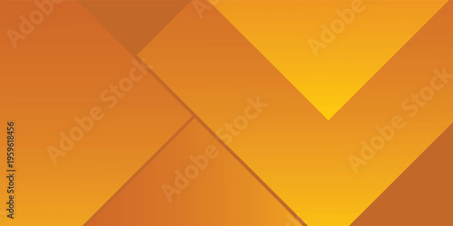 Abstract background with radiant warm orange geometric layered squares eps10
