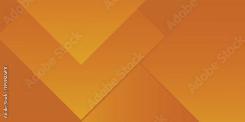 Abstract background with radiant warm orange geometric layered squares
