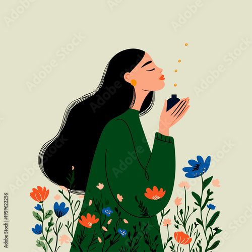 Spring Allergy Relief in Blooming Garden