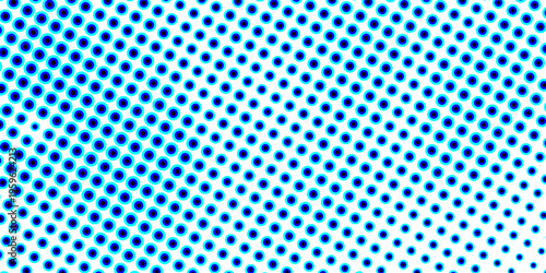  Blue comic pop-art halftone background vector