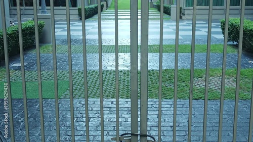 Steel gate, condo gate