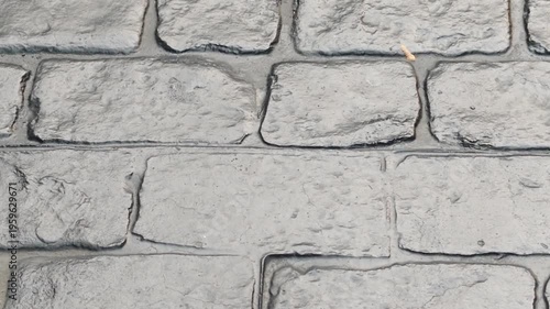 Stamped concrete, concrete surface