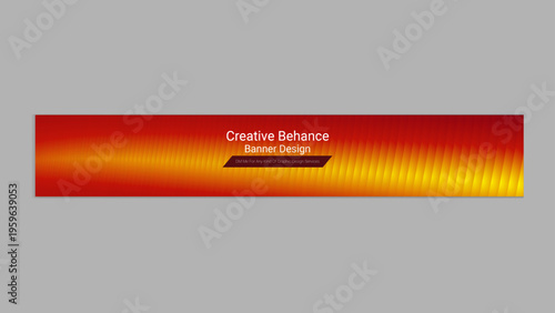 Vector abstract background and modern design template behance youtube linkdin banner website label