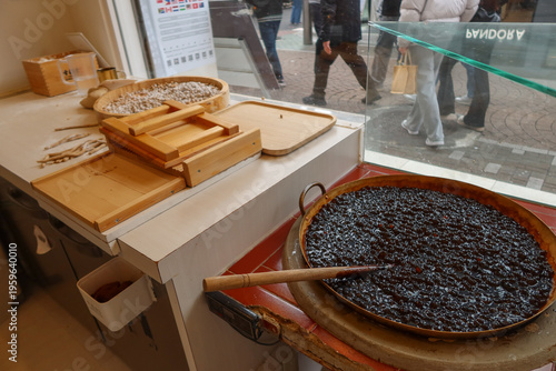 Xing Fu Tang bubble tea shop in Harajuku, Tokyo, Japan. March 16, 2026