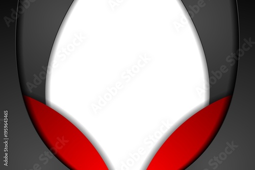 Free Download Corporate abstract red wave banner with smooth layered curves over a clean white background, designed for business presentations, branding, and professional templates with copy space. 17. - GFXLoad