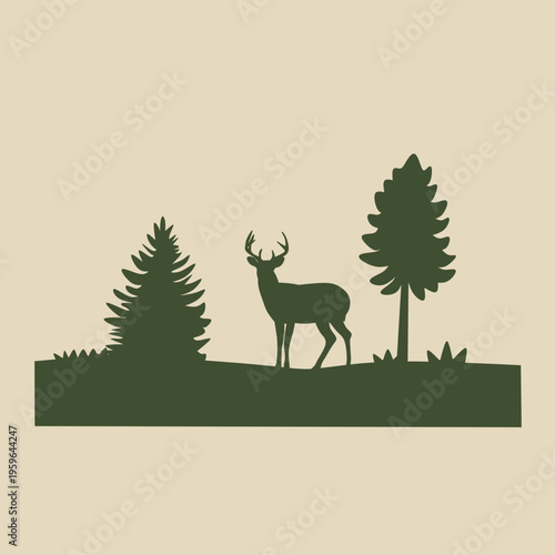 deer silhouette 