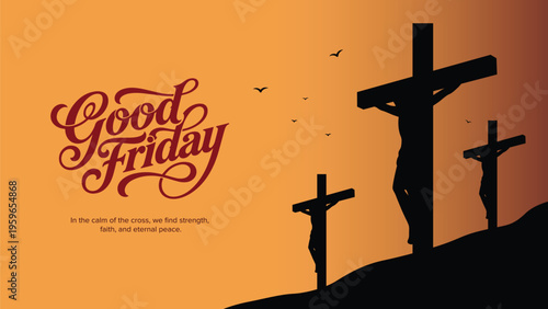Good Friday Peace of Holy Week Social Media Post, Web Banner, Status, Story