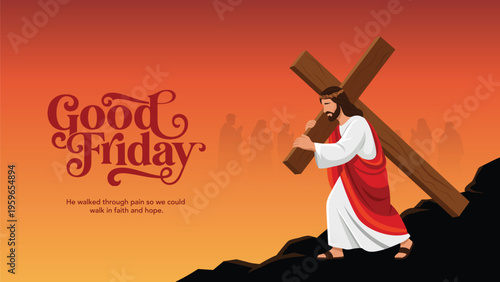 Good Friday Peace of Holy Week Social Media Post, Web Banner, Status, Story