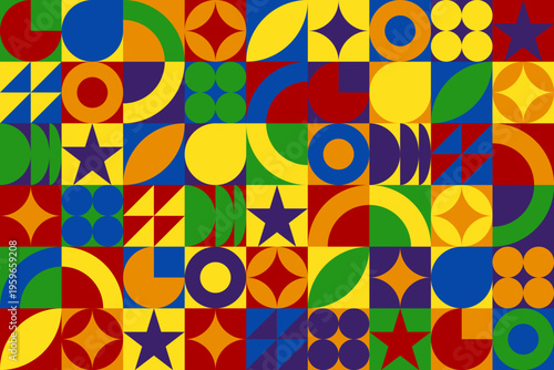 Pride month background. Abstract pride festival. Colorful pride pattern. Celebrate equality, people, loves, heart and lgbtq. Fun design with elements. Wallpaper, banner, poster, postcard, rainbow.