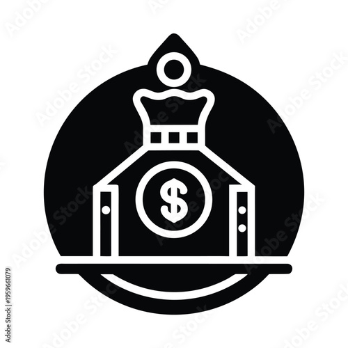 neck tie simple symbol