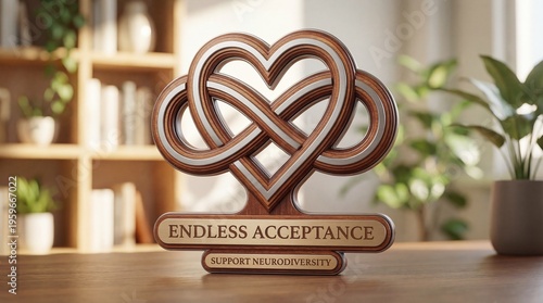 Structured Heart Infinity Arrangement 00129