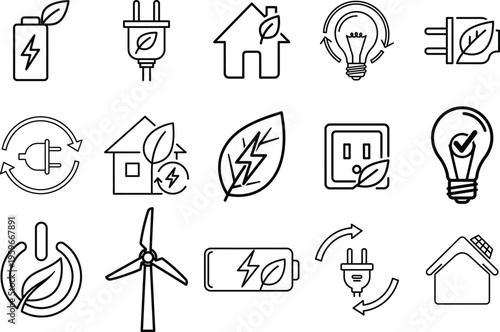 Educational icons and symbols for learning and academic institutions