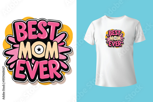 Mom The Heart Of The Family. Mothers day t shirt design best selling t-shirt design typography creative custom, t-shirt design
