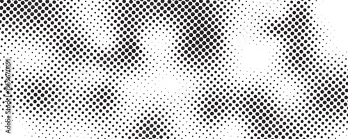 An abstract heavily pixelated image featuring a predominantly brown and white speckled texture with a gradient effect