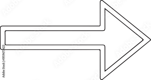 Minimal black right pointing navigation arrows on white background