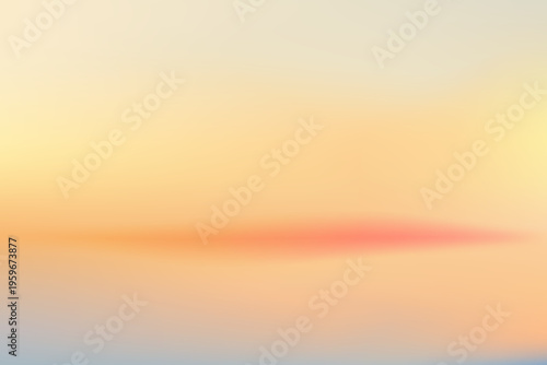Abstract Sunset Sky Gradient with Soft Orange and Blue Tones. Minimalist abstract sunset gradient blending warm orange, peach, and cool blue tones. Serene and dreamlike atmosphere and calming.