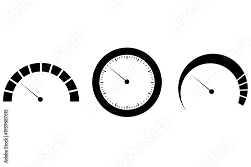 Set bundle RPM speed logo design template