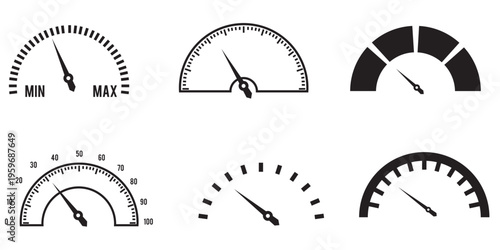 Set bundle RPM speed logo design template
