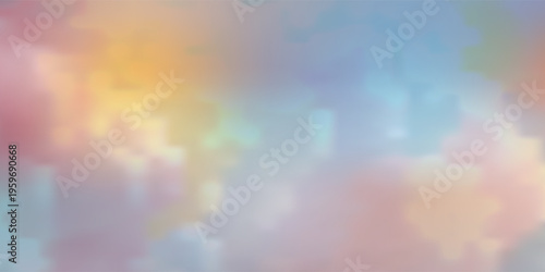 Abstract Artistic Watercolor Paint Wash Background. Vibrant Multicolored Cloud Texture with Soft Brush Strokes. Colorful Gradient Backdrop for Creative Arts and Media.