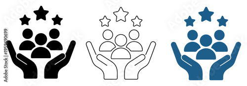 customer retention loyalty icon