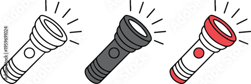 Professional snare drum icon set featuring traditional percussion instrument and musical performance symbols in minimalist line art vector styles