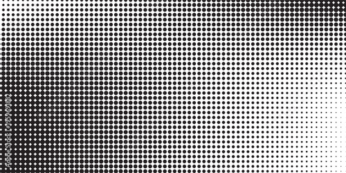 Halftone pattern background with gradient effect abstract square dot texture for graphic design and print monochrome