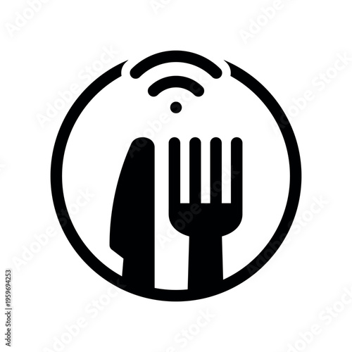 Connected Restaurant Food Ordering Wireless Signal Plate