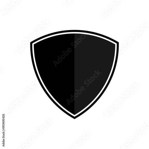 Free Download Shield armor silhouette icon, Protection shield, Protection icon black minimalistic icon, Armor against cyber attack and viruses - GFXLoad