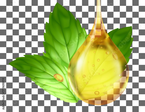 serum mint and mint oil  Vitamin collagen anti aging serum natural skincare cosmetic