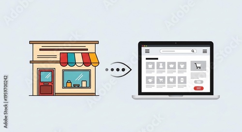 Small Business Online Presence - Storefront to E-commerce Website.