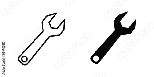 Comparison of open-end and box-end wrenches in contrasting styles