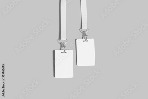 Id Card Mockup Design Blank