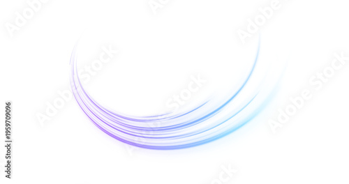 Glowing neon spiral lines create fast speed motion effect. Dynamic curves and bright trails enhance futuristic composition. Ideal for sci-fi, urban, or technology backgrounds.