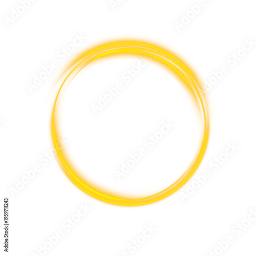 Golden sparkle ring shines with glitter dust and radiant halo glow. Bright particles enhance the luxury effect for elegant compositions. Perfect for premium design overlays and frames.