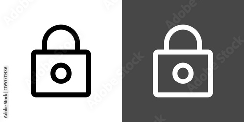 シンプルなセキュリティ・鍵前のアイコン