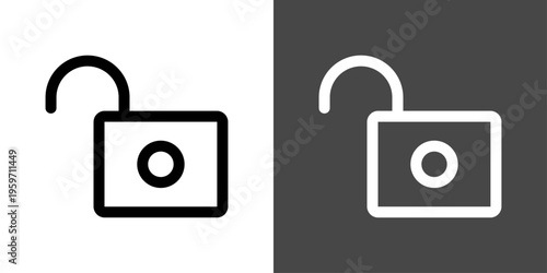 シンプルなセキュリティのアイコン