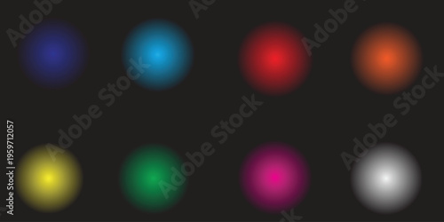 Glowing colorful Christmas lights shining brightly on a dark black background with vibrant neon glow and sparkling night atmosphere.