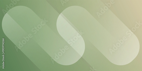 Modern elegant backdrop featuring abstract layered sage green shapes and organic textures eps10