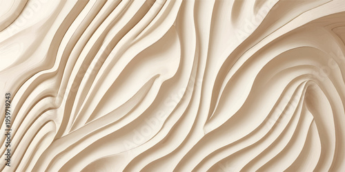 A natural brown wood texture background featuring a wavy tree pattern with a golden liquid grain design that resembles smooth silk material