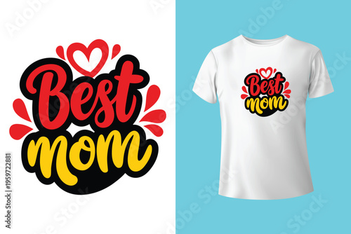 "Mother" periodic table t-shirt design.