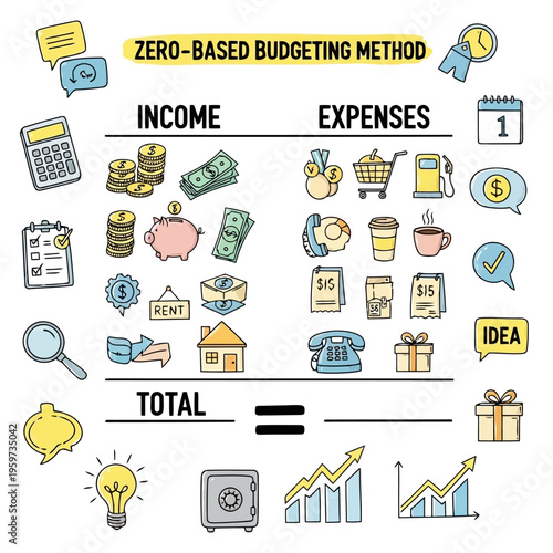 Zero-Based Budgeting Method for Financial Planning and Expense Management