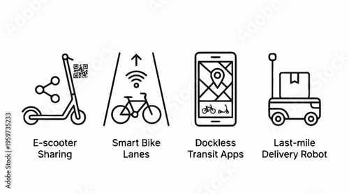 Last Mile Delivery Robot Vehicle.