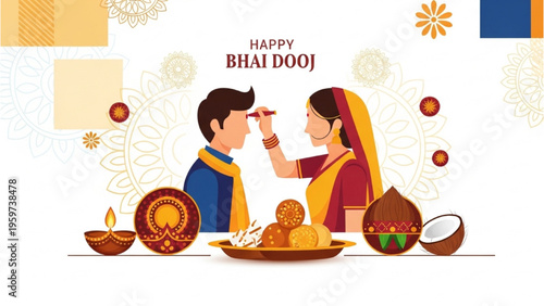 Sibling bond celebrated with traditional rituals and sweet treats on Bhai Dooj