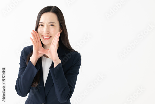 Tableau sur toile 声援を送る女性社員