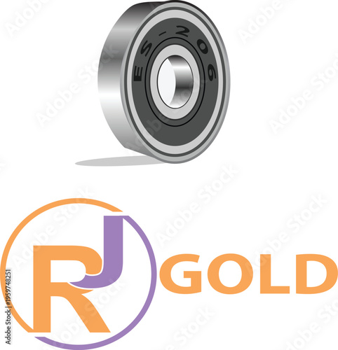 JR Ball Bearing Vector Design